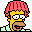 Homertopia Homer drunk with lampshade Icon